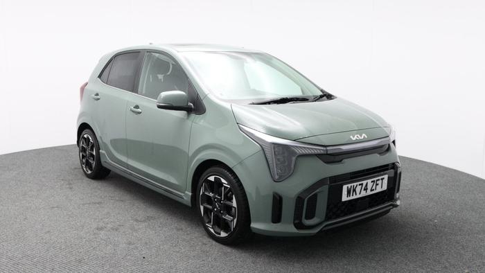 Used 2024 Kia Picanto 1.2 GT-Line S Hatchback 5dr Petrol Manual Euro 6 (s/s) (77 bhp) Green at Hawkins Motor Group