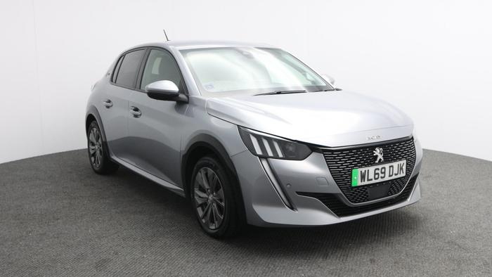 Used 2020 Peugeot E-208 Allure 50kWh 5dr Electric Automatic Hatchback (136 BHP) Grey at Hawkins Motor Group