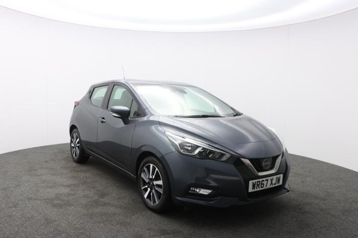 Used 2017 Nissan Micra 1.0 Acenta Hatchback 5dr Petrol Manual Euro 6 (71 ps) Grey at Hawkins Motor Group