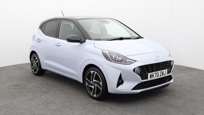 Used 2020 Hyundai i10 1.2 Premium Hatchback 5dr Petrol Manual Euro 6 (s/s) (84 ps) Blue at Hawkins Motor Group