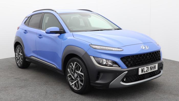 Used 2021 Hyundai KONA 1.6 h-GDi Premium SUV 5dr Petrol Hybrid DCT Euro 6 (s/s) (141 ps) at Hawkins Motor Group