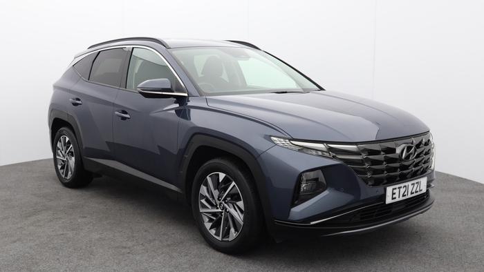 Used 2021 Hyundai TUCSON 1.6 T-GDi Premium SUV 5dr Petrol Manual Euro 6 (s/s) (150 ps) Blue at Hawkins Motor Group