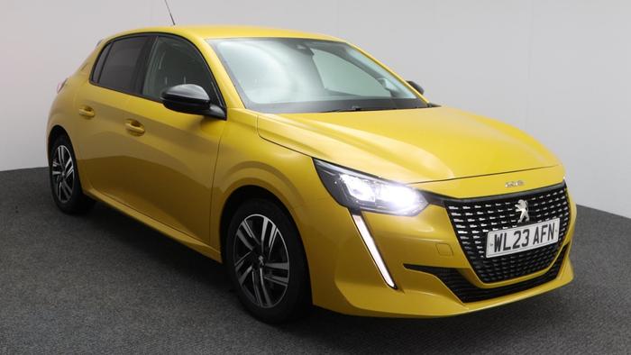 Used 2023 Peugeot 208 1.2 PureTech Allure Premium + 100 Faro Yellow at Hawkins Motor Group