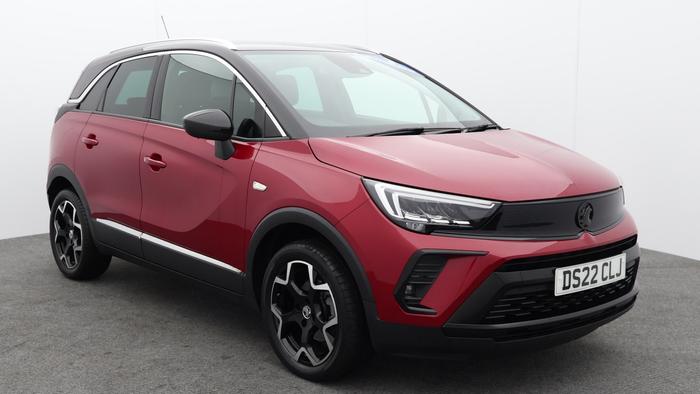 Used 2022 Vauxhall Crossland 1.2 Turbo Ultimate SUV 5dr Petrol Auto Euro 6 (s/s) (130 ps) Red at Hawkins Motor Group
