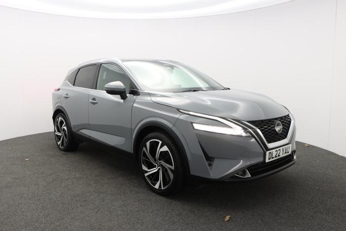 Used 2022 Nissan Qashqai 1.3 DIG-T MHEV Tekna+ SUV 5dr Petrol Hybrid Manual Euro 6 (s/s) (158 ps) Ceramic Grey at Hawkins Motor Group