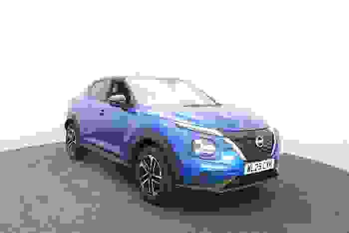Used 2025 Nissan Juke 1.6 N-Connecta SUV 5dr Petrol Hybrid Auto Euro 6 (143 ps) Blue at Hawkins Motor Group