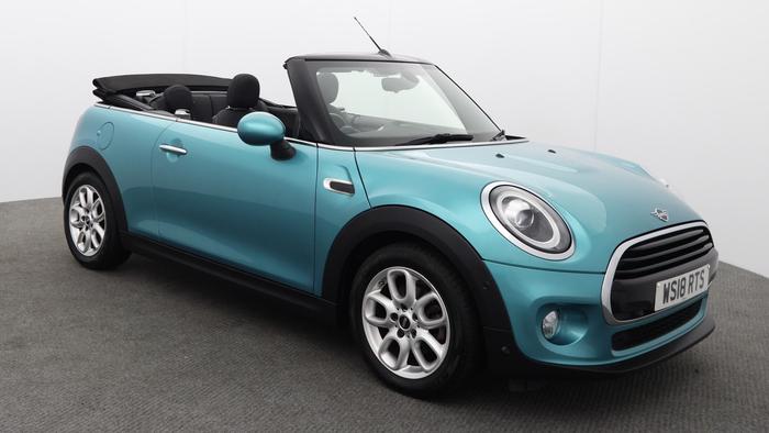 Used 2018 Mini Convertible 1.5 Cooper 136 BHP Convertible 2dr Petrol Manual Blue at Hawkins Motor Group