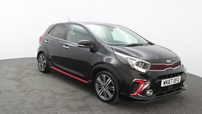 Used 2017 Kia Picanto 1.25 GT-Line S Hatchback 5dr Petrol Manual Euro 6 (83 bhp) Black at Hawkins Motor Group