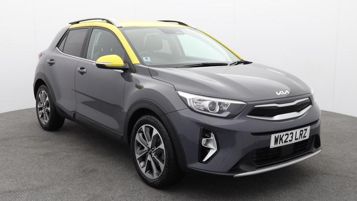 Used 2023 Kia Stonic 1.0 T-GDi ISG QUANTUM Storm Grey With Yellow Roof at Hawkins Motor Group