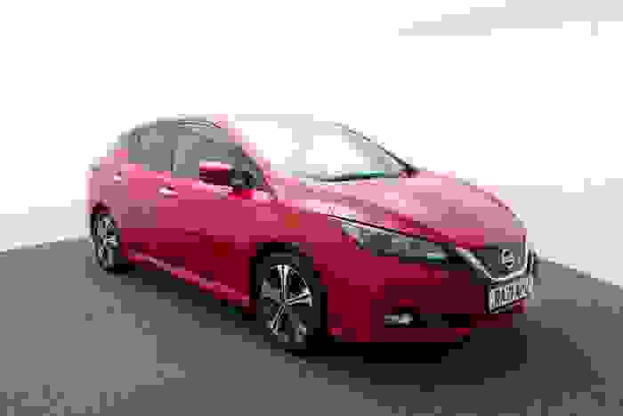 Used 2021 Nissan Leaf 40kWh N-Connecta Hatchback 5dr Electric Auto (150 ps) Flame Red at Hawkins Motor Group