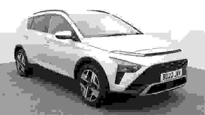 Used 2022 Hyundai BAYON 1.0 T-GDi MHEV Premium SUV 5dr Petrol Hybrid DCT Euro 6 (s/s) (100 ps) Silver at Hawkins Motor Group