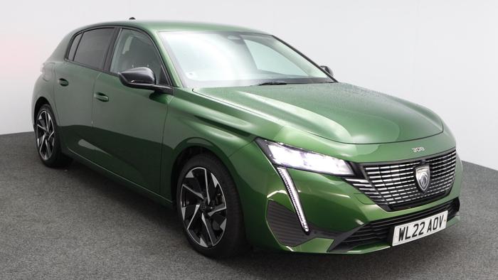 Used 2022 Peugeot 308 1.5 BlueHDi Allure Premium 130 EAT8 Olivine Green at Hawkins Motor Group