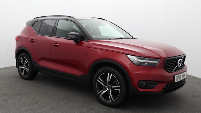 Used 2019 Volvo XC40 2.0 D3 150 BHP R-Design SUV AWD 5dr Diesel  *  AUTOMATIC * Red at Hawkins Motor Group