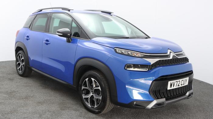 Used 2022 Citroen C3 Aircross 1.2 PureTech Shine SUV 5dr Petrol EAT6 Euro 6 (s/s) (130 ps) Blue at Hawkins Motor Group