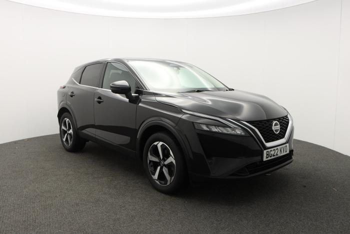 Used 2022 Nissan Qashqai 1.3 DIG-T MHEV N-Connecta SUV 5dr Petrol Hybrid Manual Euro 6 (s/s) (140 ps) Pearl Black at Hawkins Motor Group