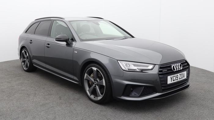Used 2019 Audi A4 Avant 2.0 TFSI 45 Black Edition Estate 5dr Petrol S Tronic quattro Euro 6 (s/s) (245 ps) Grey at Hawkins Motor Group