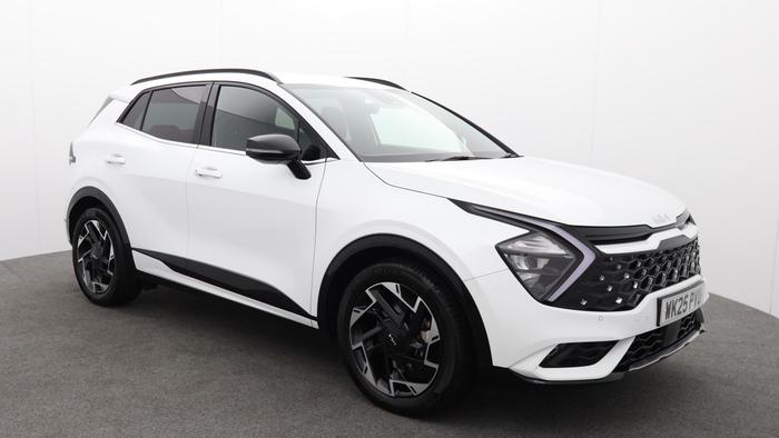 Used 2025 Kia Sportage 1.6 T-GDi 48V GT-LINE Fusion White at Hawkins Motor Group