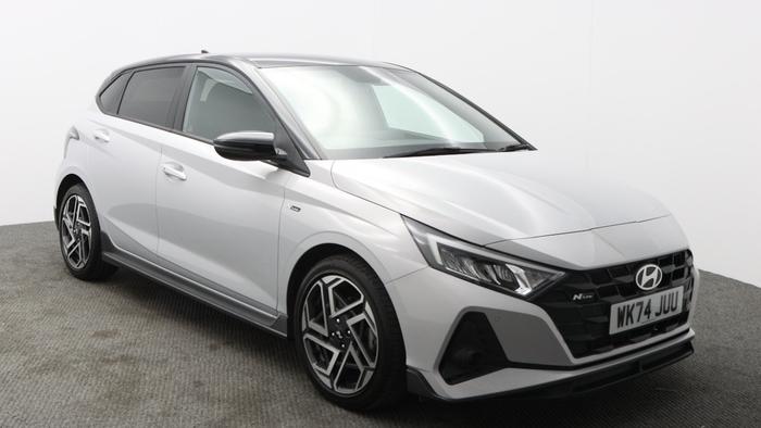 Used 2024 Hyundai i20 1.0 T-GDi N Line S Hatchback 5dr Petrol Manual Euro 6 (s/s) (100 ps) Lumen Grey at Hawkins Motor Group