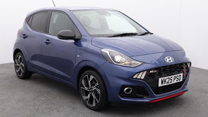 Used 2025 Hyundai i10 1.0 T-GDi N Line Hatchback 5dr Petrol Manual Euro 6 (s/s) (90 ps) at Hawkins Motor Group