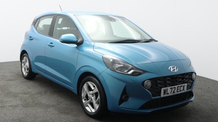 Used 2023 Hyundai i10 1.2 SE Connect Hatchback 5dr Petrol Manual Euro 6 (s/s) (84 ps) Aqua Torquoise at Hawkins Motor Group