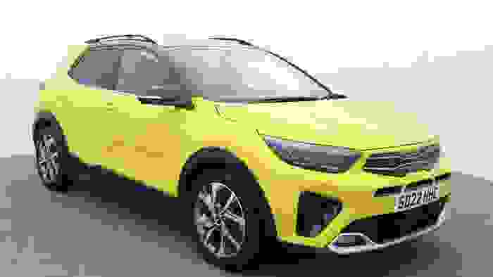 Used 2022 Kia Stonic 1.0 T-GDi ISG 48V GT-LINE S Zest Yellow with Black Roof at Hawkins Motor Group