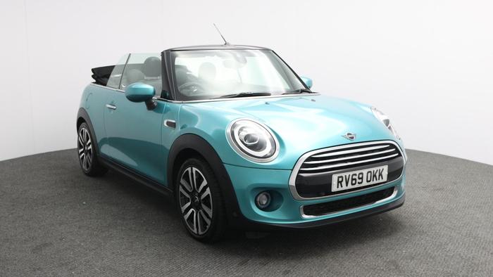 Used 2019 Mini Convertible Cooper Exclusive 1.5 Petrol Manual Convertible (136 BHP) Blue at Hawkins Motor Group