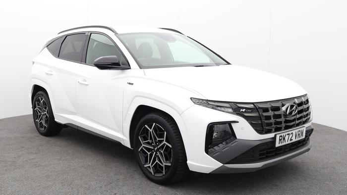 Used 2022 Hyundai TUCSON 1.6 T-GDi N Line SUV 5dr Petrol Manual Euro 6 (s/s) (150 ps) White at Hawkins Motor Group