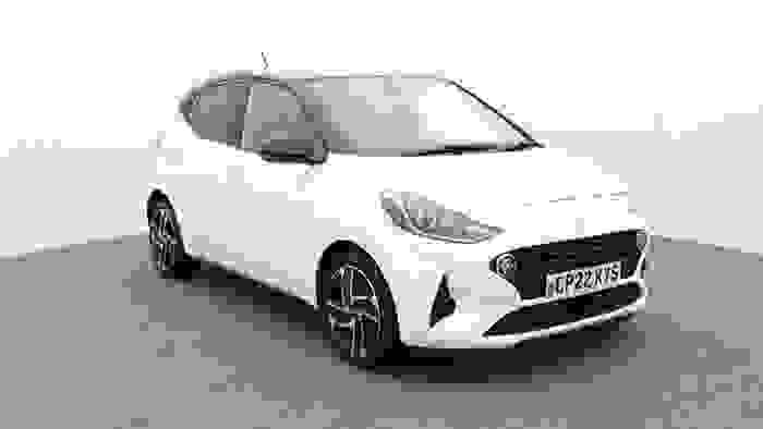 Used 2022 Hyundai i10 1.2 Premium Hatchback 5dr Petrol Auto Euro 6 (s/s) (84 ps) White at Hawkins Motor Group
