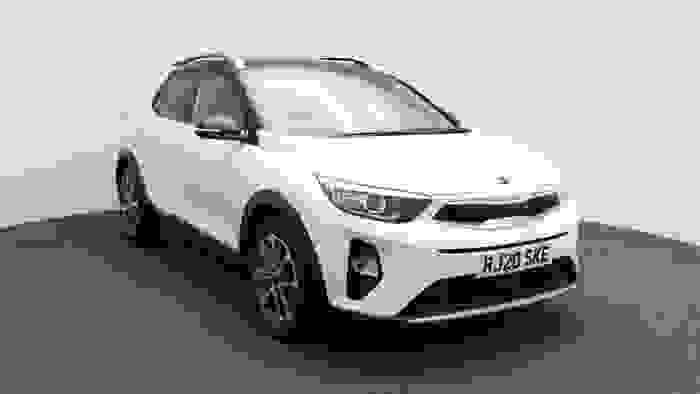 Used 2020 Kia Stonic 1.0 T-GDi 4 Clear White with Black Roof at Hawkins Motor Group