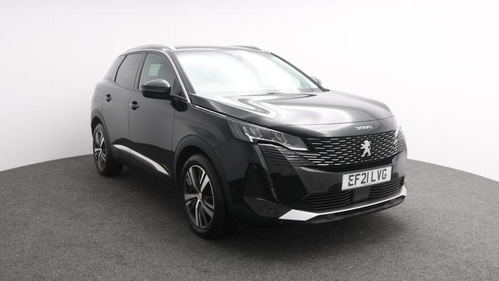 Used 2021 Peugeot 3008 Allure Premium 1.5 BlueHDi Diesel EAT Automatic SUV (130 BHP) Black at Hawkins Motor Group