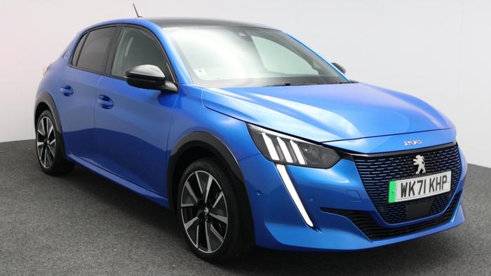 Used 2021 Peugeot E-208 50kWh GT 136 Vertigo Blue at Hawkins Motor Group