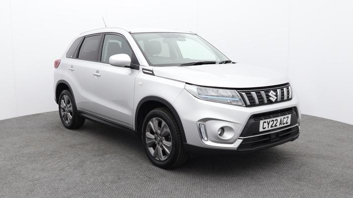 Used 2022 Suzuki Vitara 1.4 Boosterjet MHEV SZ-T SUV 5dr Petrol Hybrid Manual Euro 6 (s/s) (129 ps) Silver at Hawkins Motor Group