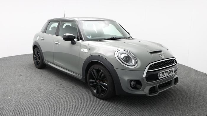 Used 2021 Mini Hatch 2.0 Cooper S Sport Hatchback 5dr Petrol Steptronic Euro 6 (s/s) (192 ps) Grey at Hawkins Motor Group
