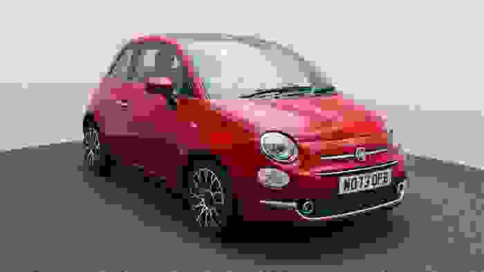 Used 2024 Fiat 500 1.0 70 BHP Mild Hybrid Top Pasodoble Red at Hawkins Motor Group