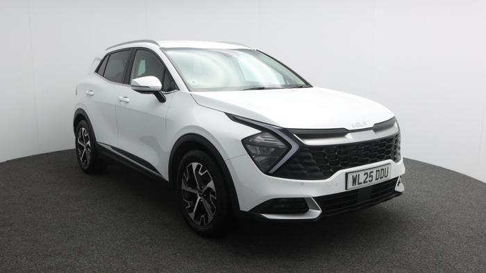 Used 2025 Kia Sportage 3 1.6 T-GDi MHEV Petrol Hybrid Manual SUV (157 BHP) White at Hawkins Motor Group