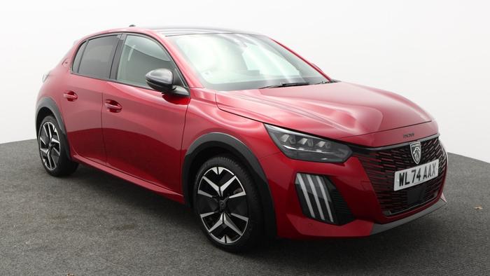 Used 2024 Peugeot 208 1.2 PureTech GT Hatchback 5dr Petrol Manual Euro 6 (s/s) (100 ps) Elixir Red at Hawkins Motor Group