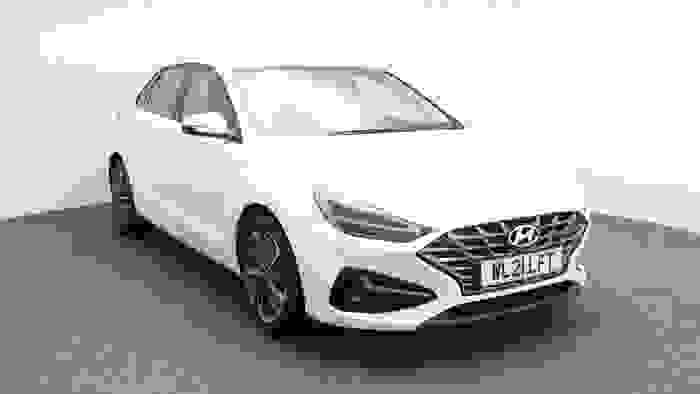 Used 2021 Hyundai i30 1.0 T-GDi MHEV Premium Hatchback 5dr Petrol Hybrid Manual Euro 6 (s/s) (120 ps) White at Hawkins Motor Group