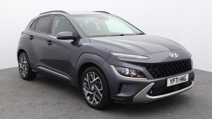 Used 2022 Hyundai KONA 1.6 h-GDi Premium SUV 5dr Petrol Hybrid DCT Euro 6 (s/s) (141 ps) at Hawkins Motor Group
