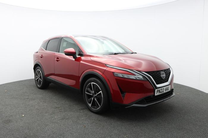 Used 2022 Nissan Qashqai 1.3 DIG-T MHEV Tekna SUV 5dr Petrol Hybrid Manual Euro 6 (s/s) (140 ps) Fuji Sunset at Hawkins Motor Group