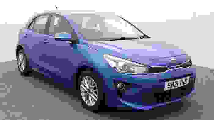 Used 2021 Kia Rio 1.0 T-GDi 2 Azure Blue at Hawkins Motor Group