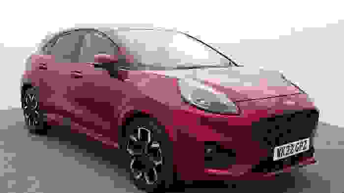Used 2022 Ford Puma 1.0T EcoBoost MHEV ST-Line X SUV 5dr Petrol Hybrid Manual Euro 6 (s/s) (125 ps) Red at Hawkins Motor Group