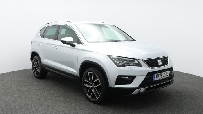 Used 2018 SEAT Ateca 2.0 TDI XCELLENCE SUV 5dr Diesel Manual 4Drive Euro 6 (s/s) (150 ps) Silver at Hawkins Motor Group