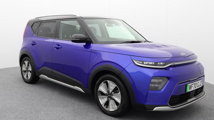 Used 2020 Kia Soul 150kW Electric Motor FIRST EDITION Neptune Blue With Black Roof at Hawkins Motor Group