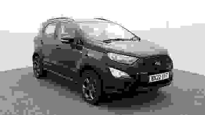 Used 2022 Ford EcoSport 1.0T EcoBoost GPF ST-Line SUV 5dr Petrol Manual Euro 6 (s/s) (125 ps) Black at Hawkins Motor Group