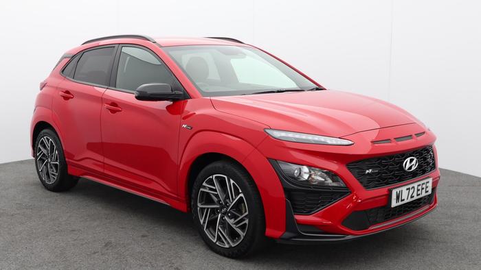 Used 2023 Hyundai KONA 1.0 T-GDi MHEV N Line SUV 5dr Petrol Hybrid Manual Euro 6 (s/s) (120 ps) Red at Hawkins Motor Group