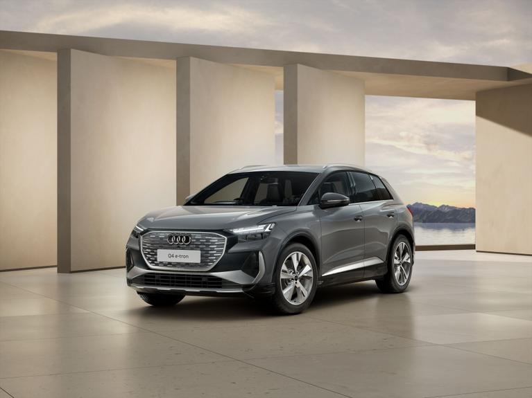 Used ~ AUDI Q4 SUV S line 45 e-tron 21000 kW (Technology Pack) Pebble Grey at JCT600