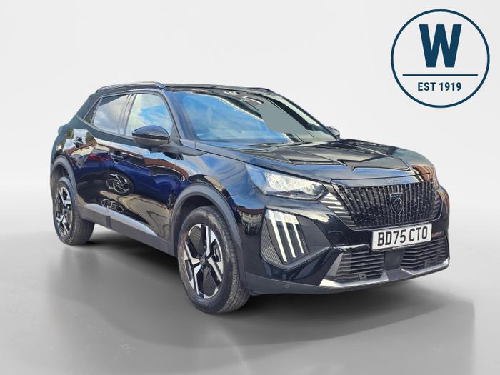 Used 2025 Peugeot 2008 1.2 PureTech Allure SUV 5dr Petrol Manual Euro 6 (s/s) (100 ps) Black at Gravells