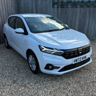 Used 2022 Dacia Sandero 1.0 TCe Comfort Hatchback 5dr Petrol Manual Euro 6 (s/s) (90 ps) at Harwoods Garage