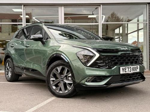 Used 2023 Kia Sportage 1.6 h T-GDi GT-Line SUV 5dr Petrol Hybrid Auto Euro 6 (s/s) (226 bhp) Green at Piccadilly Motors