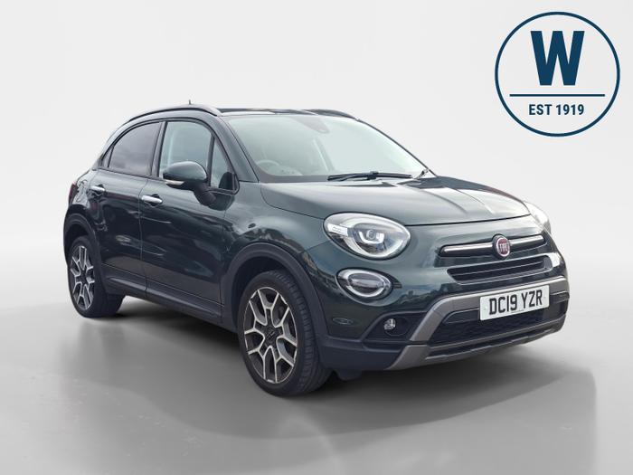 Used 2019 Fiat 500X 1.0 FireFly Turbo MultiAir Cross Plus SUV 5dr Petrol Manual Euro 6 (s/s) (120 bhp) Green at Gravells